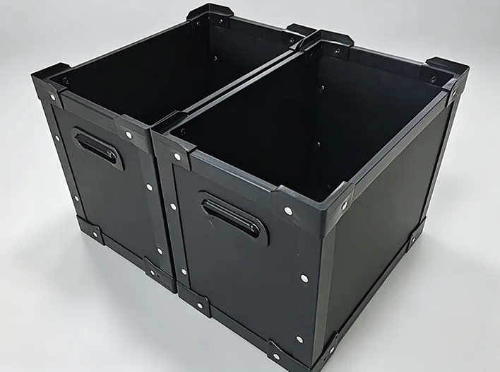 Mga Bentahe ng Anti-static Hollow Sheet Turnover Boxes.